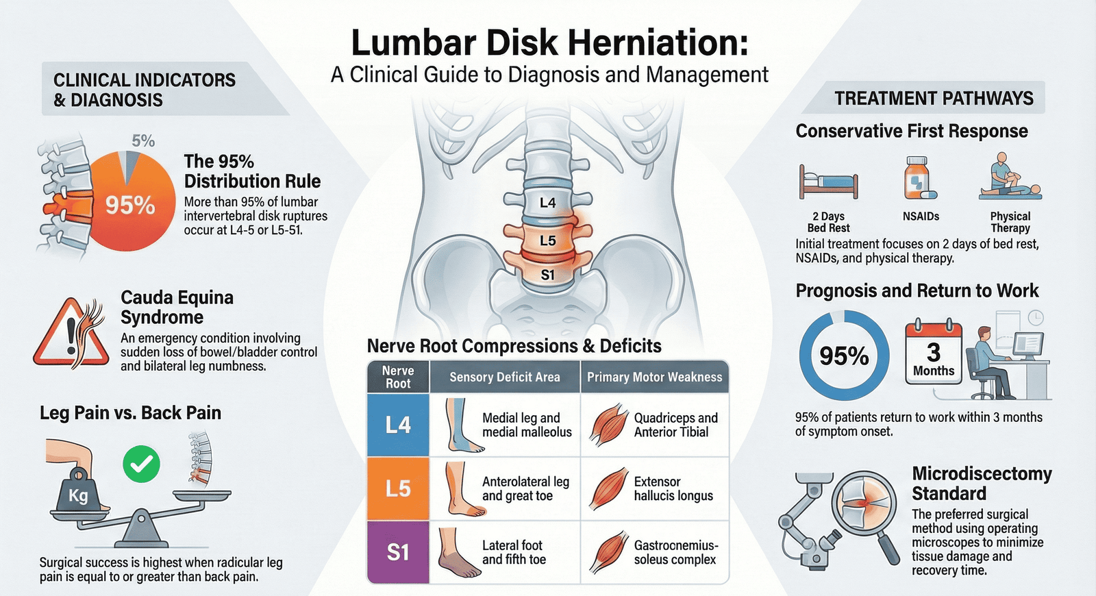 Lumbar Disc Herniation — Classification, Diagnosis & Management